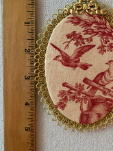 Load image into Gallery viewer, Antique French toile de Jouy Ornament