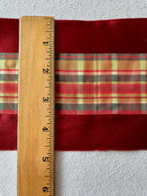 Load image into Gallery viewer, Satin Plaid French Wired Ribbon