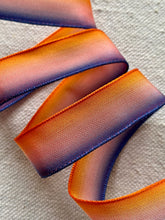 Load image into Gallery viewer, Vintage Iridescent French Ombre Ribbons with Copper Wire