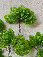 Load image into Gallery viewer, Vintage French Beaded Leaves