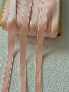 Vintage French Pink Satin Twill Ribbon
