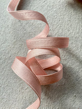 Load image into Gallery viewer, Vintage French Pink Satin Twill Ribbon