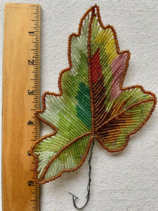 Antique Beaded Leaves in Four Different Designs