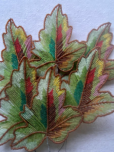 Antique Beaded Leaves in Four Different Designs