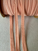 Load image into Gallery viewer, Vintage Shrimp Pink Lingerie Binding.