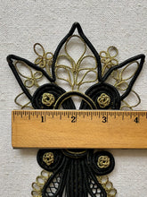 Load image into Gallery viewer, Edwardian Gold Metal and Cord Applique