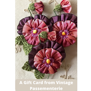 Gift Cards from Vintage Passementerie