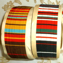 Load image into Gallery viewer, Vintage Ribbon by the Roll - Bayadere Ribbon Trim in Two Color Choices