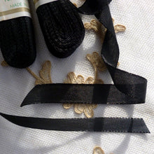 Load image into Gallery viewer, Vintage Ribbon by the Roll - Black Ribbon; 12 Yard Skein
