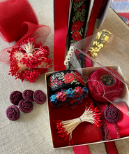 Load image into Gallery viewer, Christmas Ribbons and Trims Assemblage