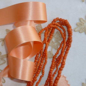 Vintage Ribbon by the Roll - Double Faced Satin Ribbon 1 Inch Width