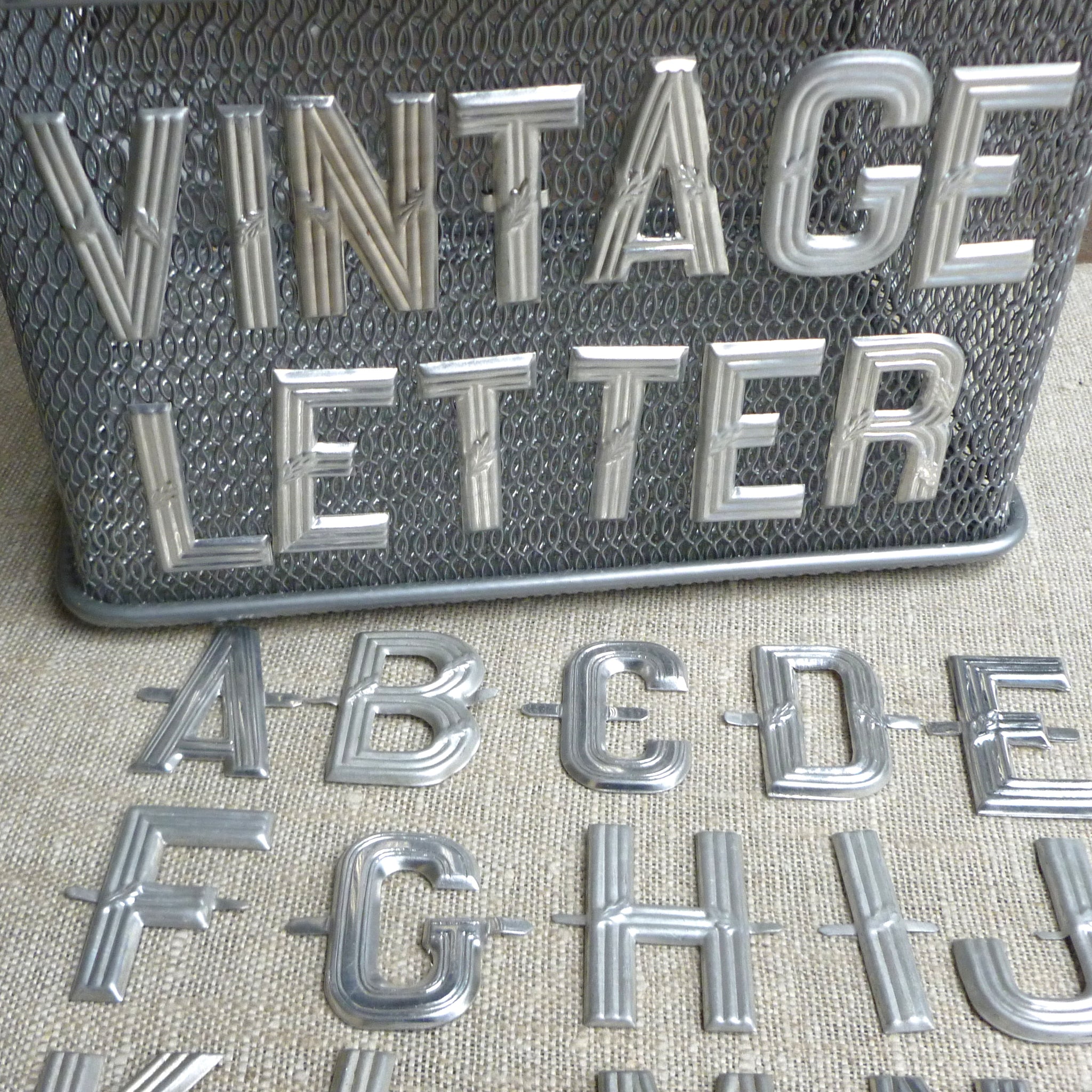 THIRST: Antique French Metal Letters – Beautiful Mess Home & Garden