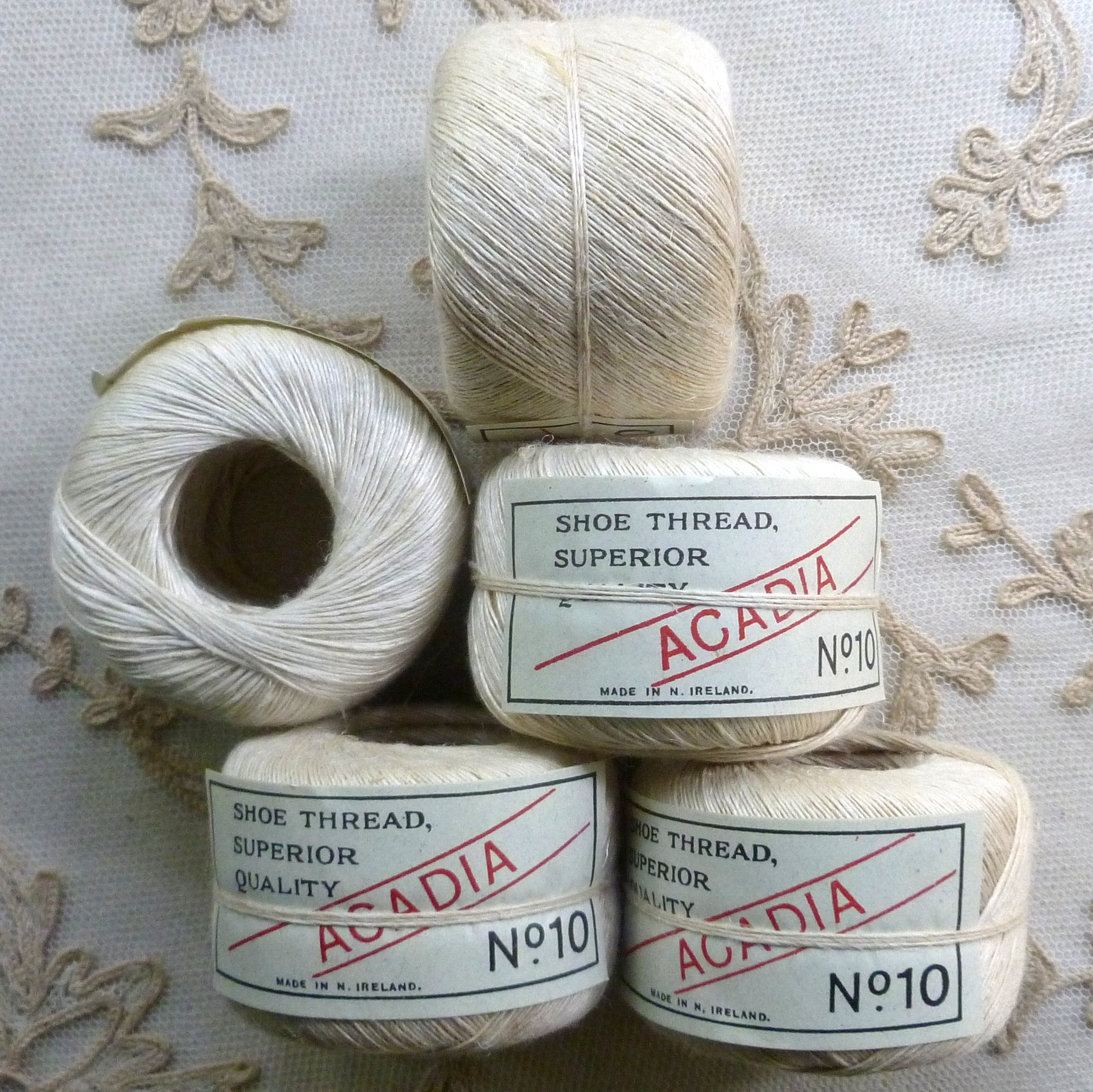 Superior Quality Linen Shoe Thread – Vintage Passementerie