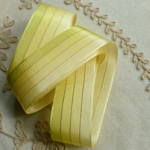 Vintage Ombre and Gold Tinsel Ribbon