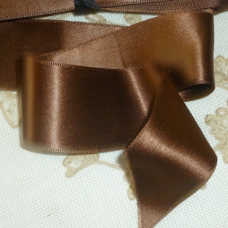 Vintage Ribbon by the Roll - Double Faced Heavy Satin