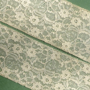 Antique French Alencon Patterned Lace 
