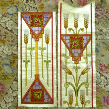 Load image into Gallery viewer, Antique Silk &amp; Applique Liturgical Embroideries