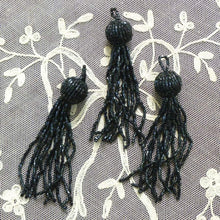 Load image into Gallery viewer, Vintage Bugle Beaded Tassels