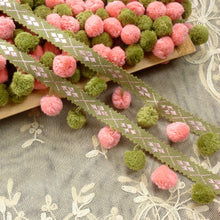 Load image into Gallery viewer, Vintage French Pom Pom Trim