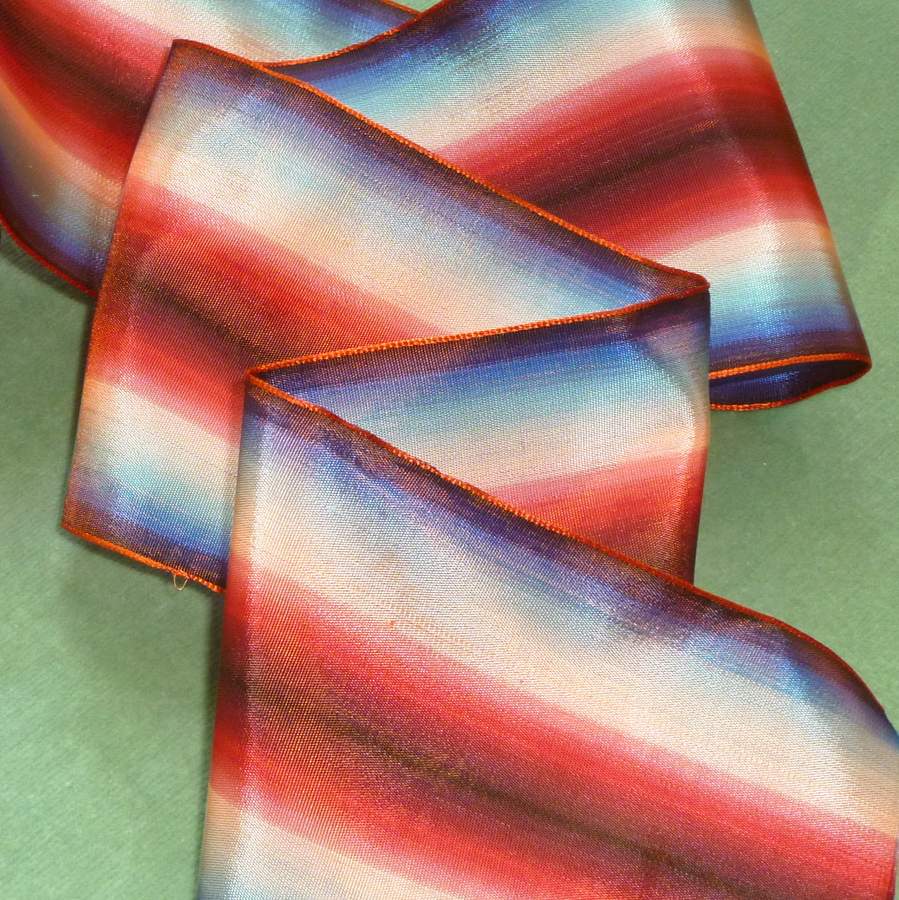 French Ombre Wired Vintage Ribbon