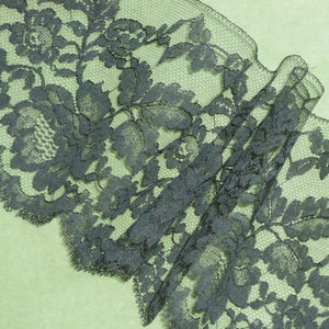 Vintage French Chantilly Style Lace
