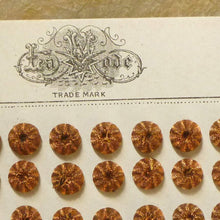 Load image into Gallery viewer, Antique Copper Metal Button Embellishments