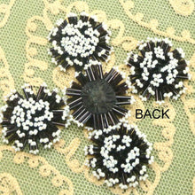 Load image into Gallery viewer, Antique Hand Beaded Button Embellishments