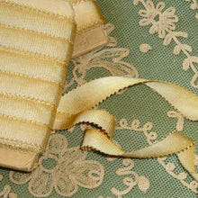 Load image into Gallery viewer, Circa 1920&#39;s SILK French Picot Ombre Ribbons Café au lait