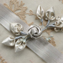 Load image into Gallery viewer, Antique French Silver Metal Ribbon