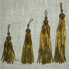 Load image into Gallery viewer, Antique Gold Bullion Tassels