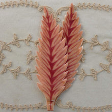 Load image into Gallery viewer, Vintage Velveteen Leaf Appliqués
