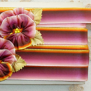 Vintage French Ombre Ribbon For Pansies