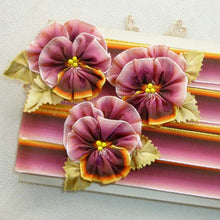 Load image into Gallery viewer, French Ombre Vintage Ribbon For Pansies