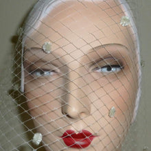 Load image into Gallery viewer, Rare Vintage French Chenille Dot Veiling