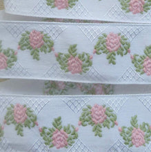 Load image into Gallery viewer, French Roses and Trellis Ribbon Trim
