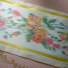 Load image into Gallery viewer, Elegant Taffeta Watercolor Ribbon With Satin Borders