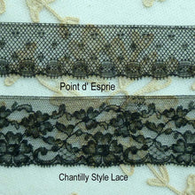 Load image into Gallery viewer, Vintage Midnight Black French Lace