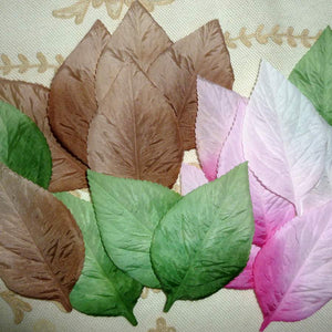 Vintage Mid Century Pressed Ombre Leaves