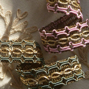 French Gold Metal and Cord Trim