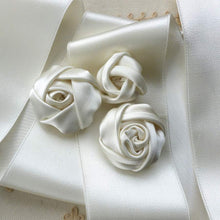 Load image into Gallery viewer, Vintage Wide Width Ivory  Satin Ribbon