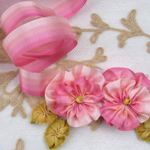 Load image into Gallery viewer, Vintage Four Pinks French Ombre Ribbon