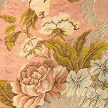 Load image into Gallery viewer, Belle Époque French Silk and Silver Metal Threads  Floral Brocade Yardage