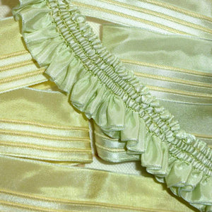 New Old Stock French Ribbon for Ruffles