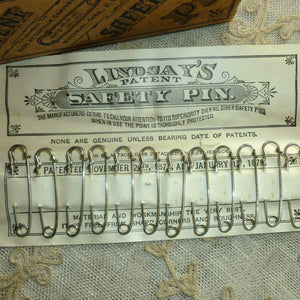 Victorian Heavy Steel Safety Pins