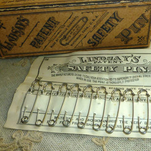 Victorian Heavy Steel Safety Pins
