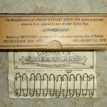 Load image into Gallery viewer, Victorian Heavy Steel Safety Pins