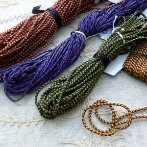 Woven Silk Shoelace Cord