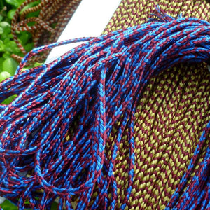 Woven Silk Shoelace Cord