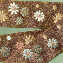 Load image into Gallery viewer, Vintage French Brocade Ribbon Art Nouveau Designs