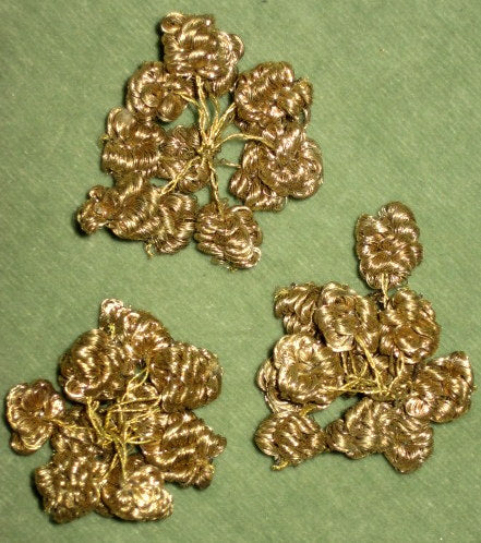 Antique Gold Metal Bobbles